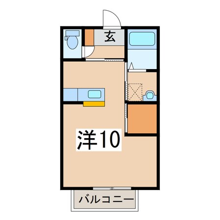 ミストラルの物件間取画像